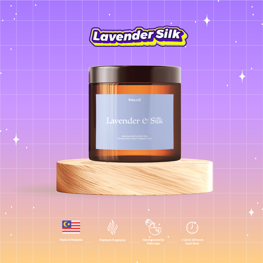 HUNNA Scented Candle Amber Jar